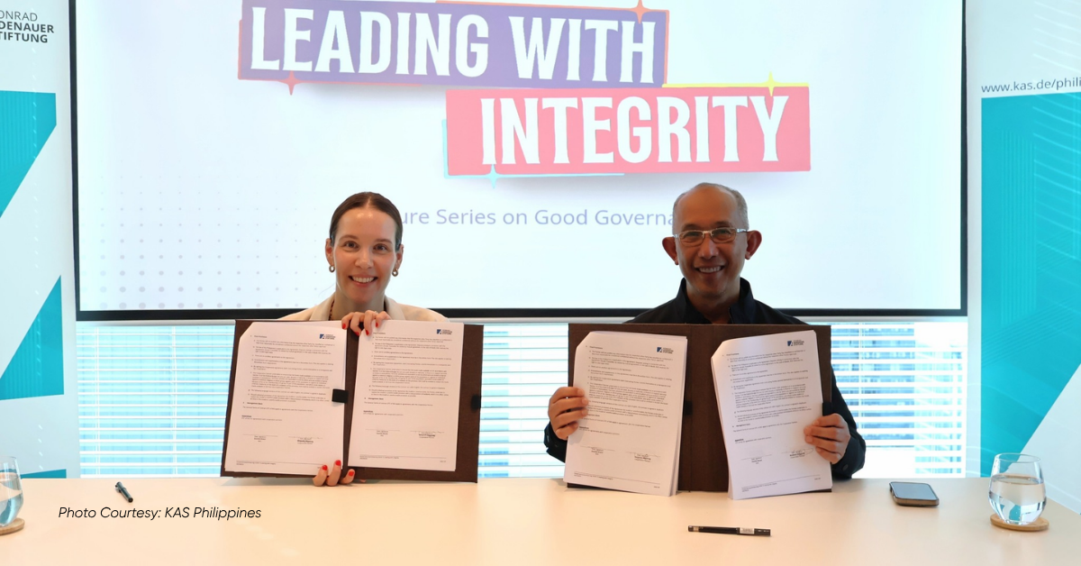 M4GG, KAS Philippines formalize partnership to launch leadership lecture series